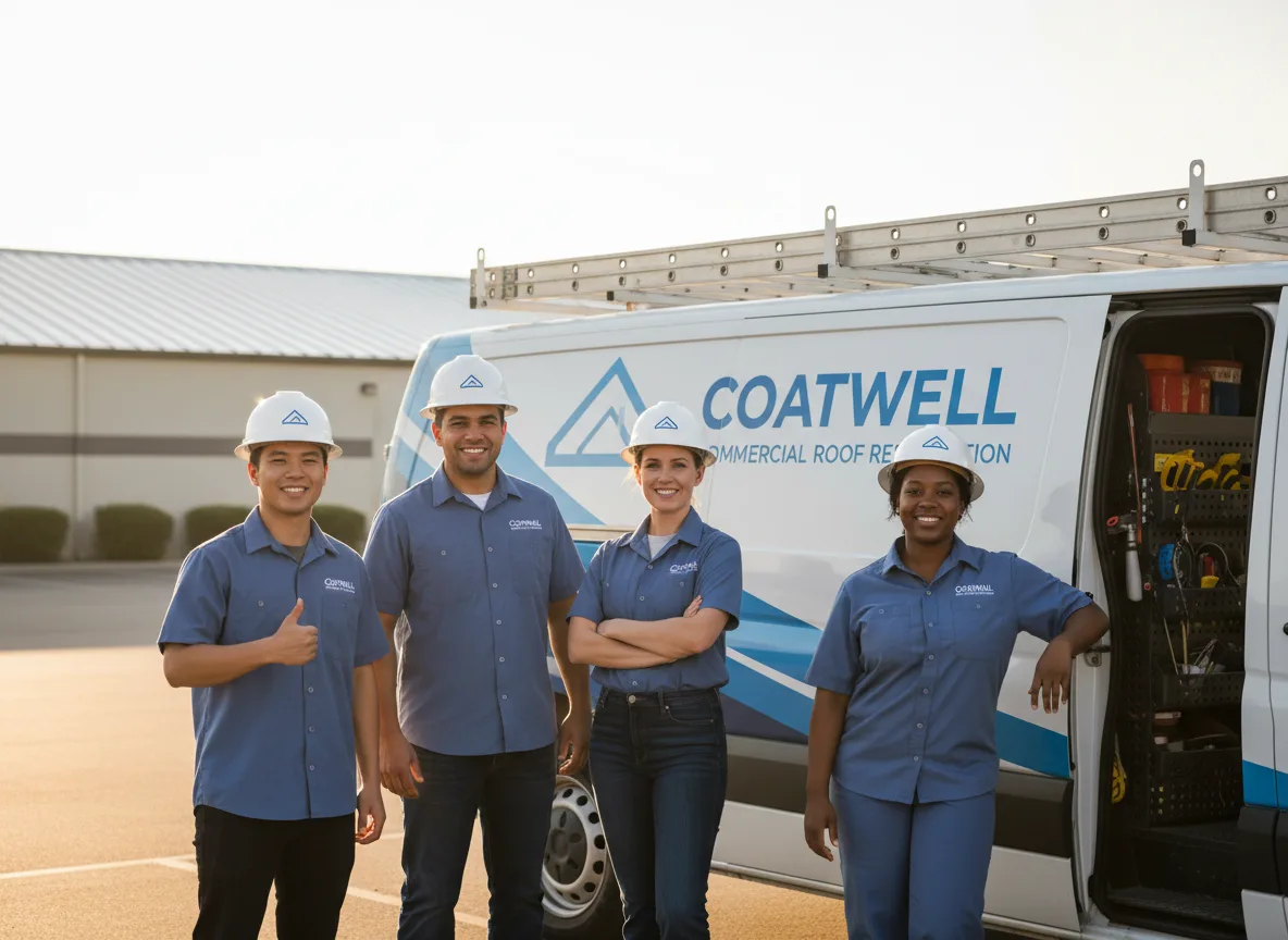 Commercial roof coating company in Evans, WV